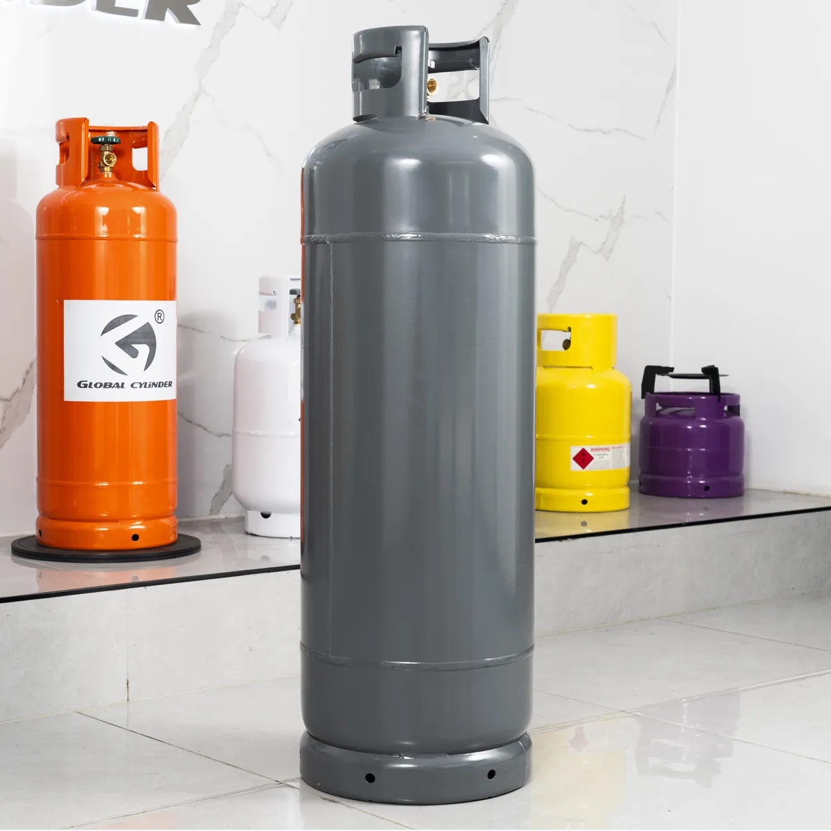 108L 100 lbs (45.4 kg) Industrial LPG Cylinder - Ningbo supplier Made in China LPG gas cylinder wholesale