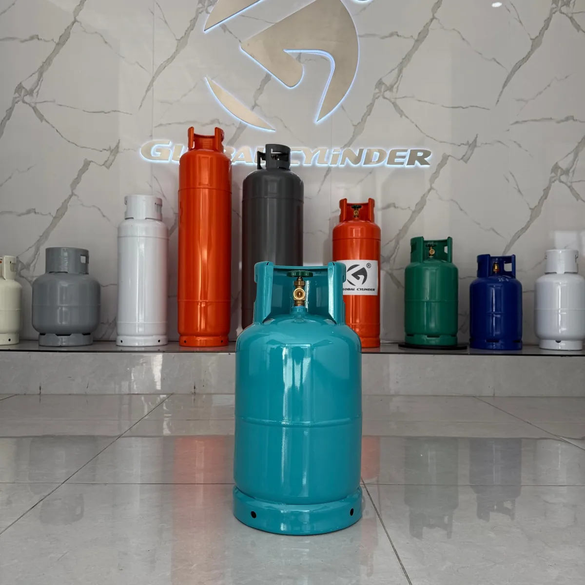12.5kg Lake Blue LPG Cylinder — West Africa - West Africa - Ningbo factory Made in China wholesale