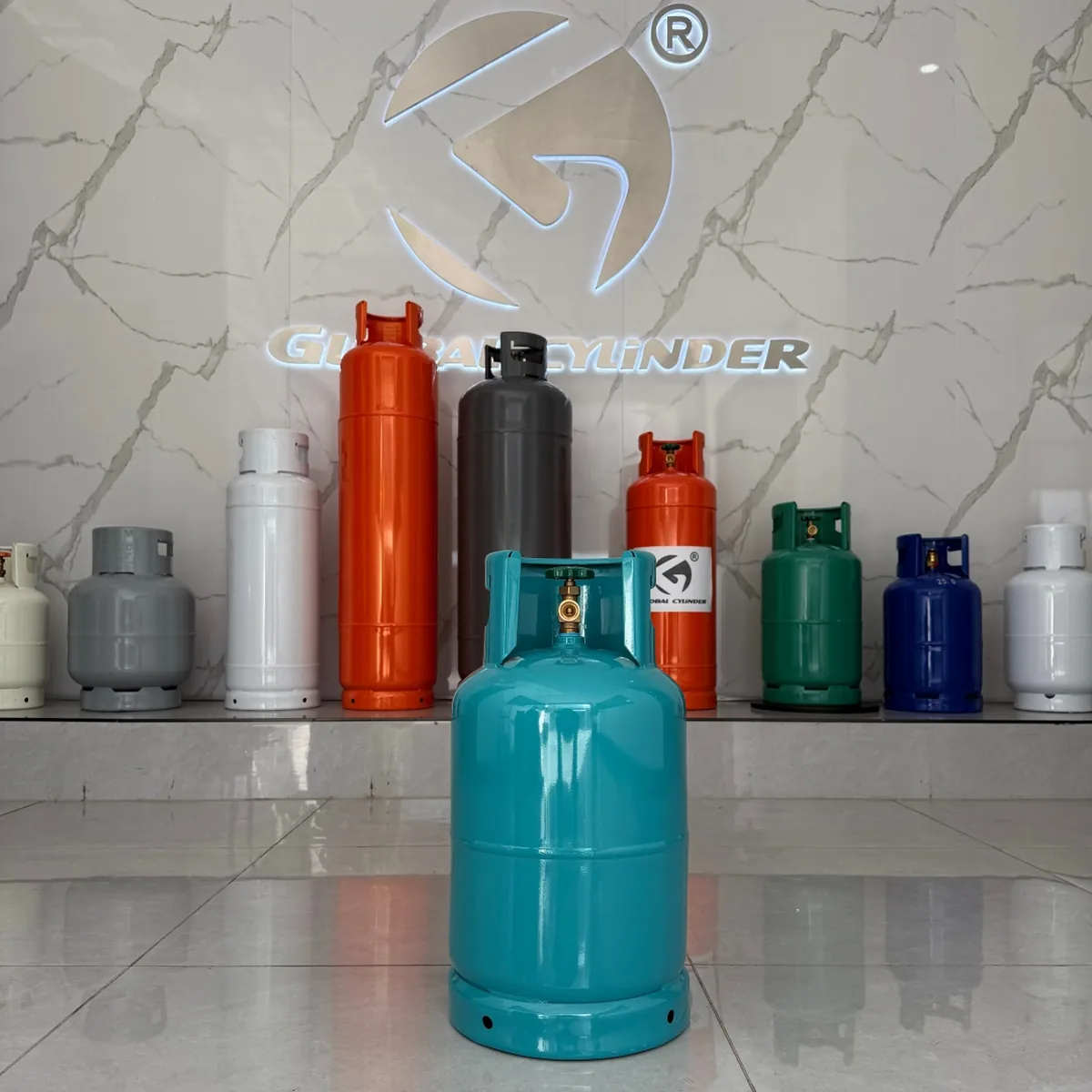 12.5kg Lake Blue LPG Cylinder — West Africa - West Africa - Ningbo factory Made in China wholesale