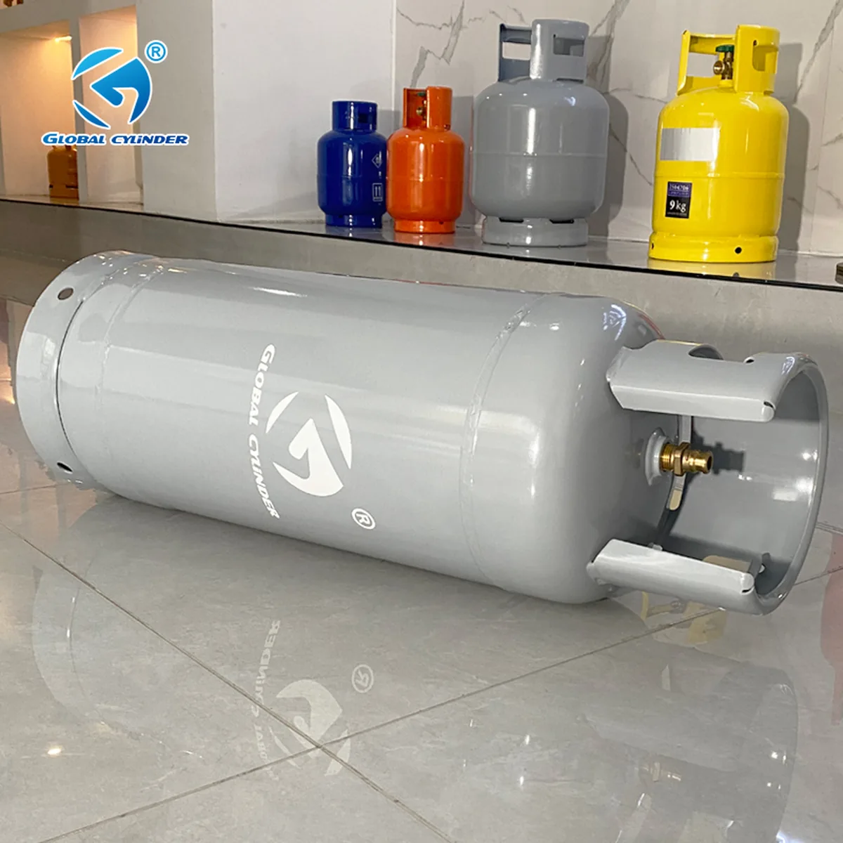 20kg Grey LPG Cylinder — Africa - Africa - Ningbo factory Made in China wholesale