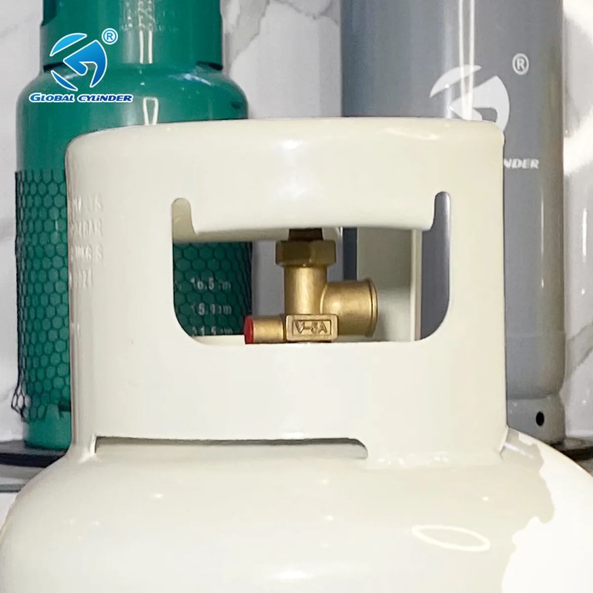9kg White LPG Cylinder — Mexico - Mexico - Ningbo factory Made in China wholesale