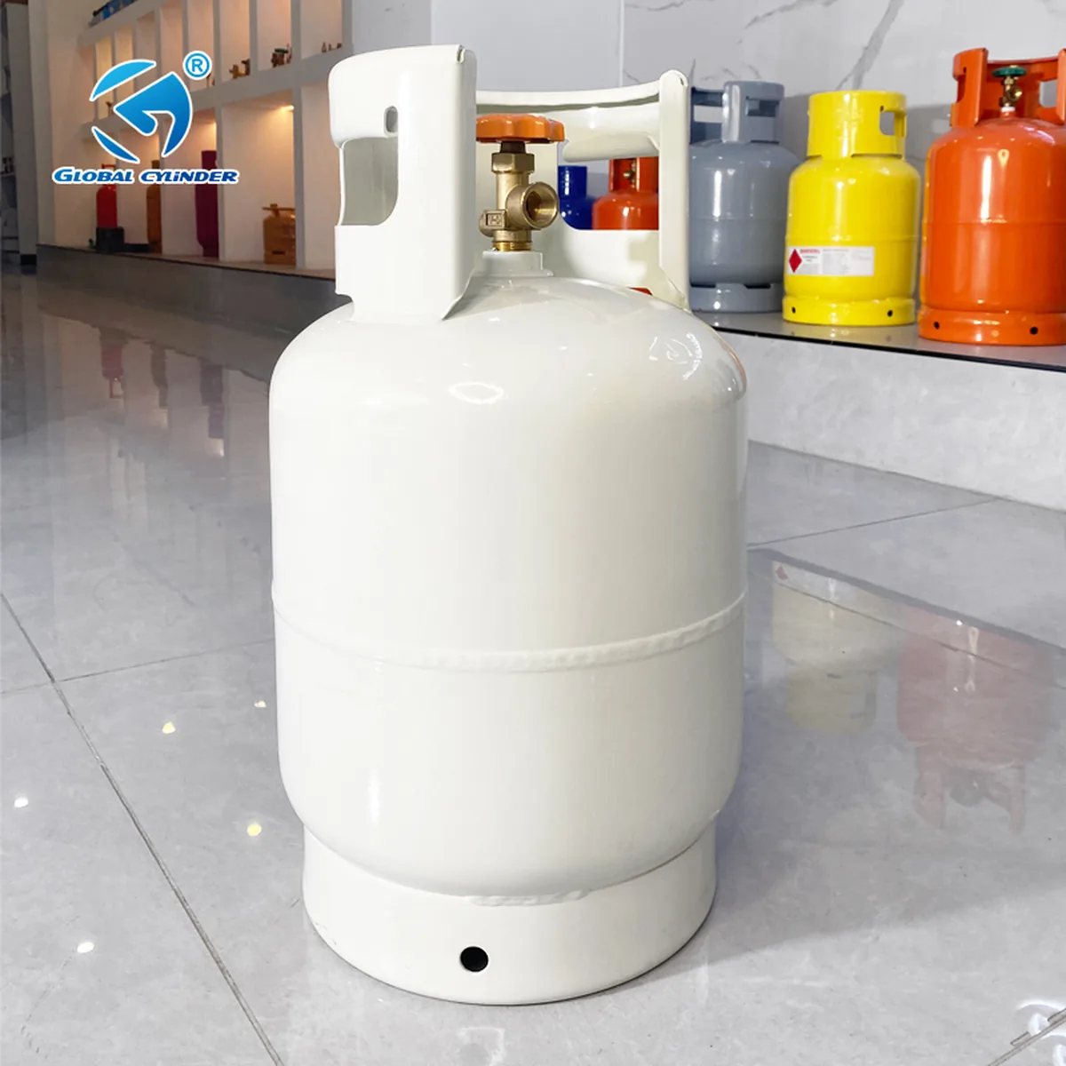 9kg White LPG Cylinder — Mexico - Mexico - Ningbo factory Made in China wholesale