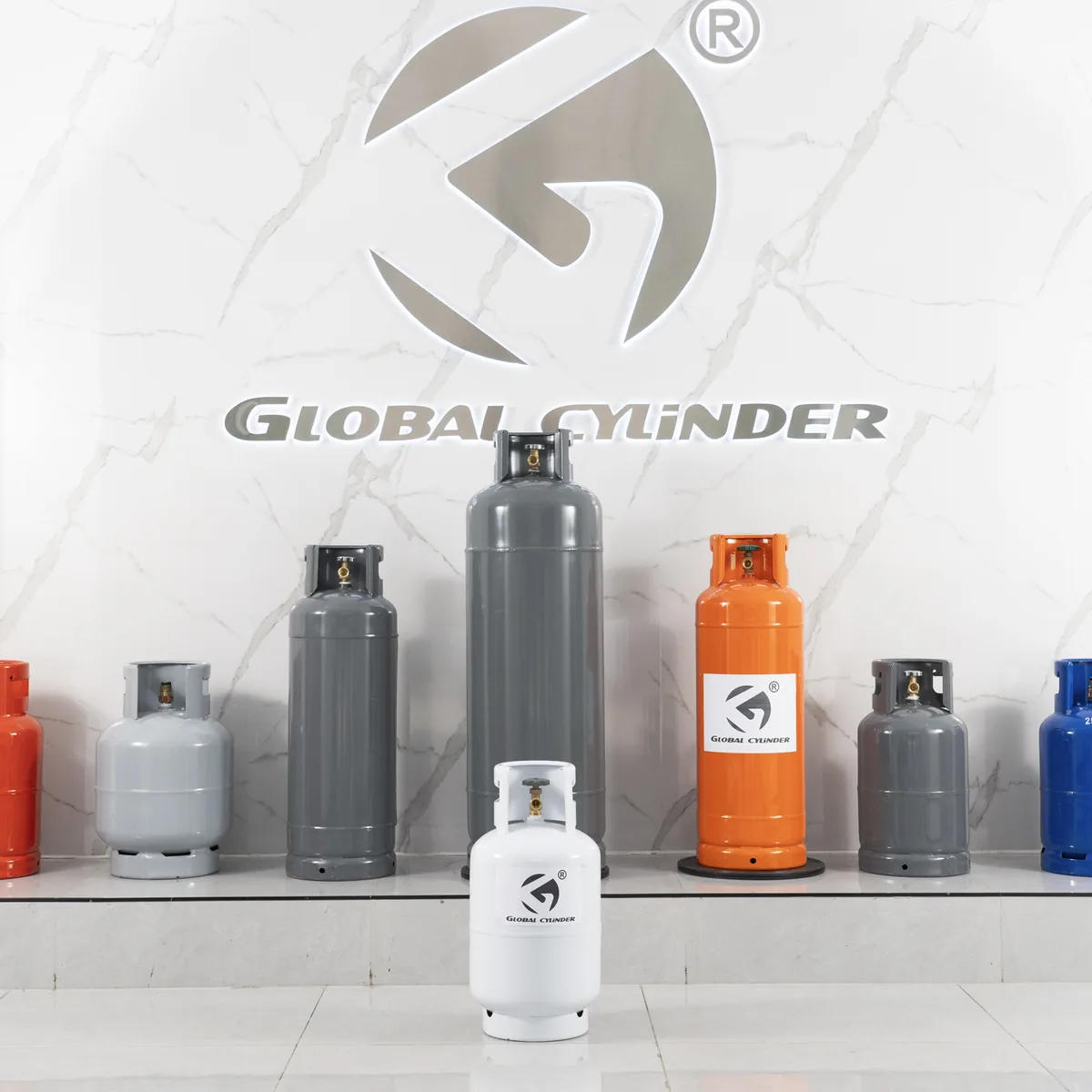 26.5L 25 lbs (11.3 kg) LPG Cylinder - White for Americas Caribbean - Ningbo supplier Made in China LPG gas cylinder wholesale
