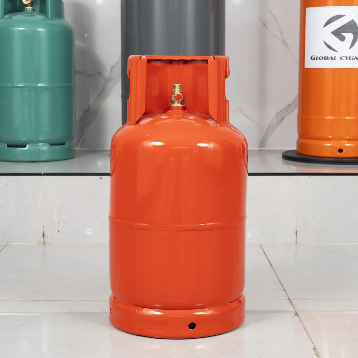 26.5L 12.5kg LPG Cylinder with 20mm Valve - Orange - Ningbo supplier Made in China LPG gas cylinder wholesale