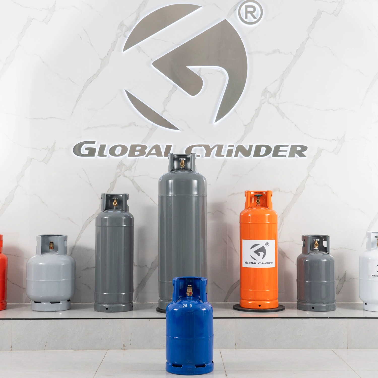 26L 12kg Standard LPG Cylinder - Blue for Southern Africa - Ningbo supplier Made in China LPG gas cylinder wholesale