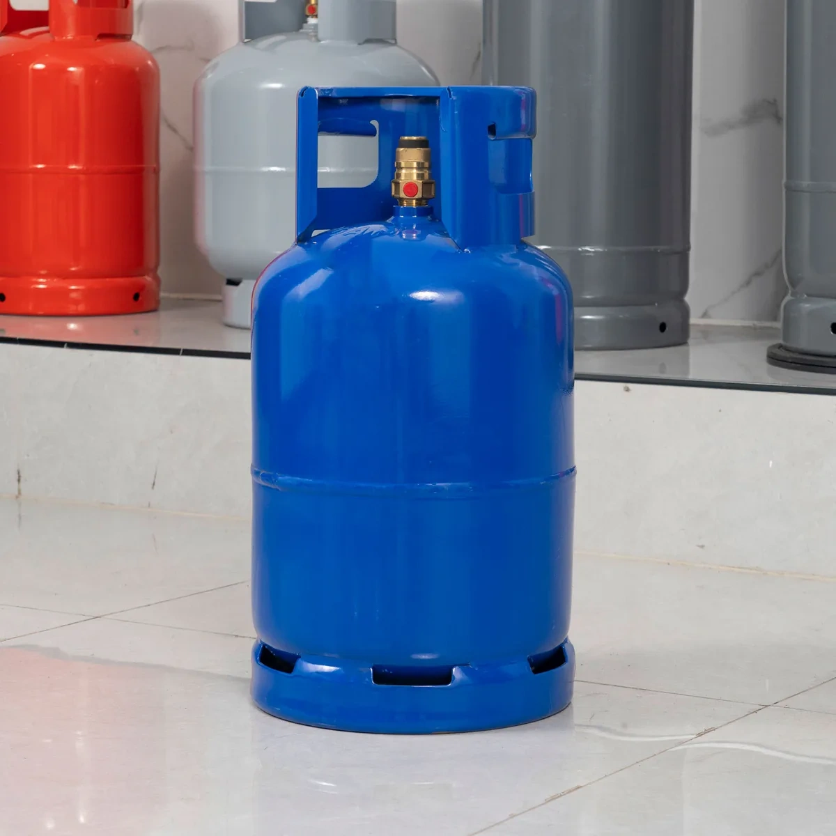 26L 12kg Standard LPG Cylinder - Blue for Southern Africa - Ningbo supplier Made in China LPG gas cylinder wholesale