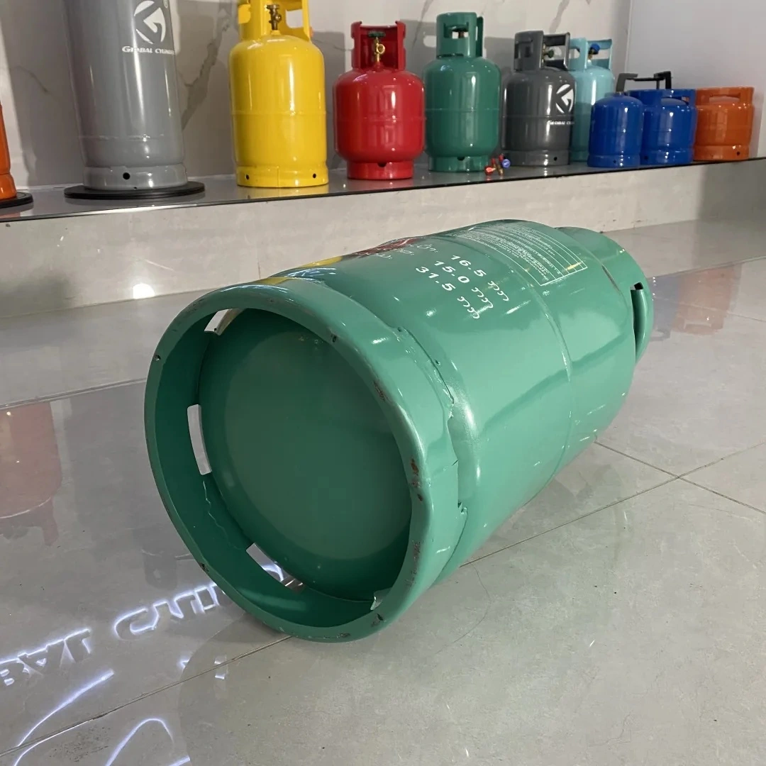 35.5L 15kg LPG Cylinder green - Myanmar (Burma) - Ningbo factory Made in China wholesale