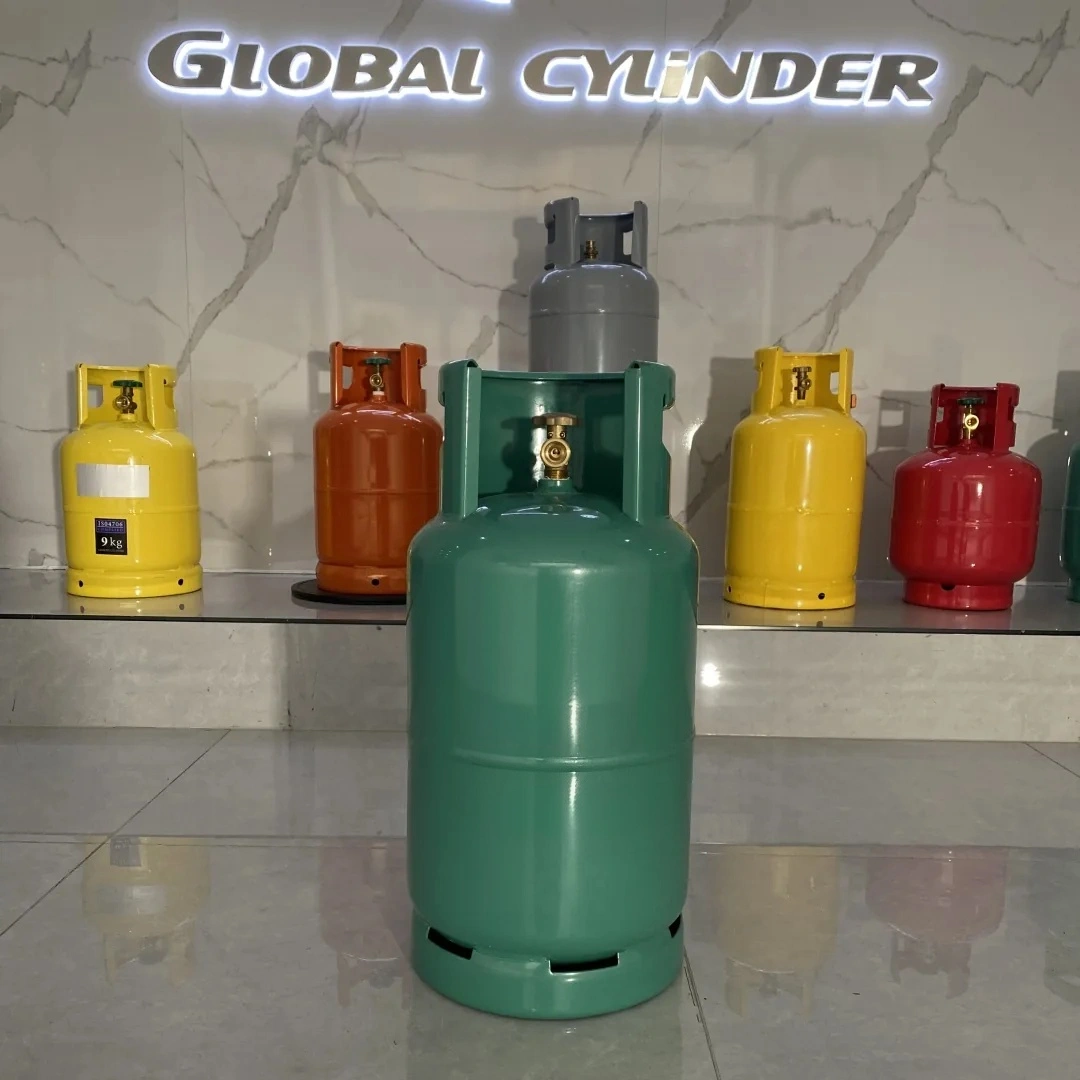 35.5L 15kg LPG Cylinder green - Myanmar (Burma) - Ningbo factory Made in China wholesale