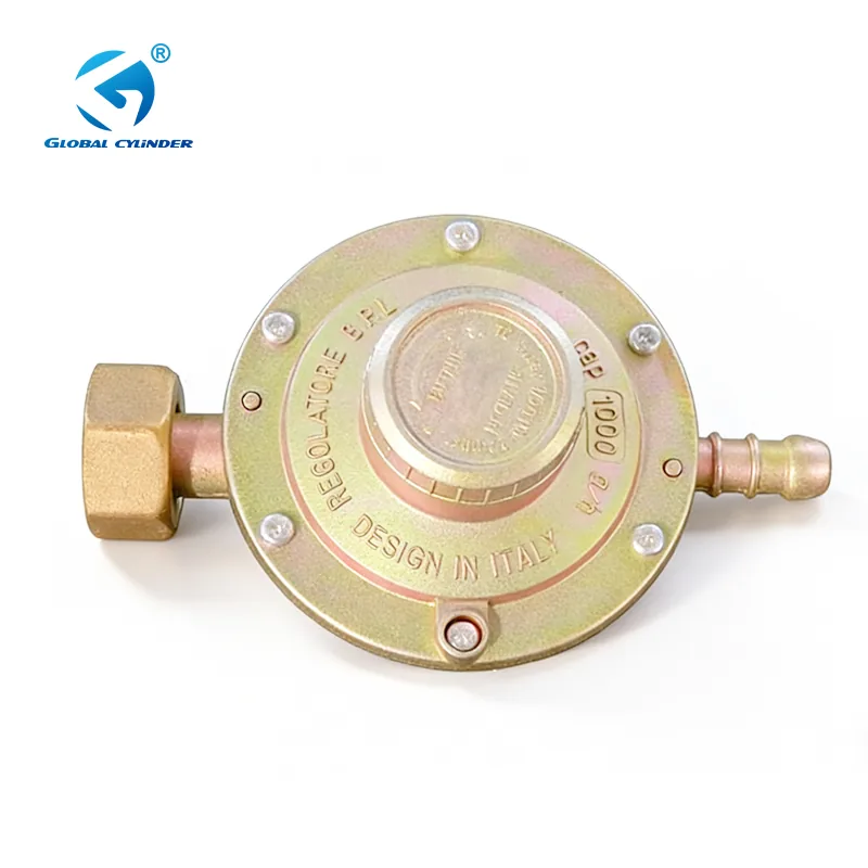 Middle East Gold LPG Regulator — Design in Italy - Ningbo factory Made in China wholesale
