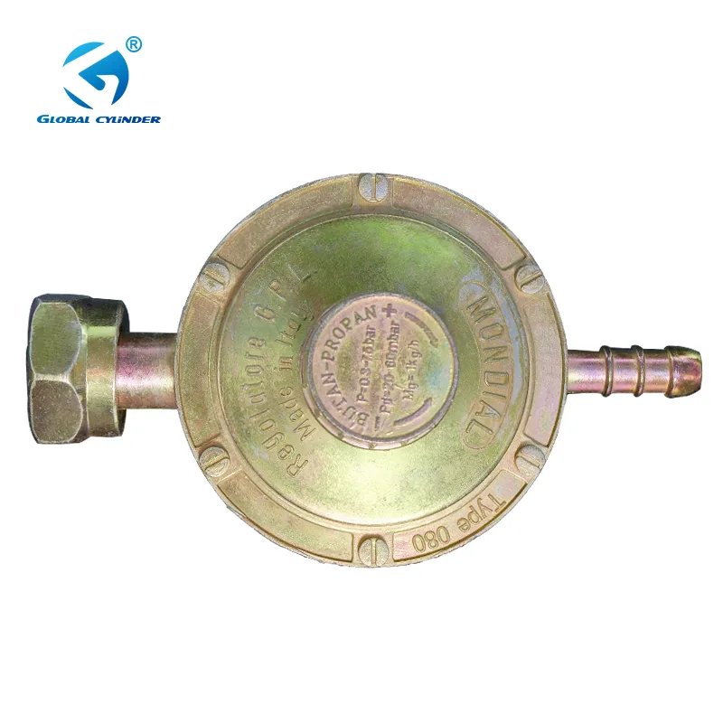 Middle East LPG Gas Regulator with Gauge (F-75) - Ningbo factory Made in China wholesale